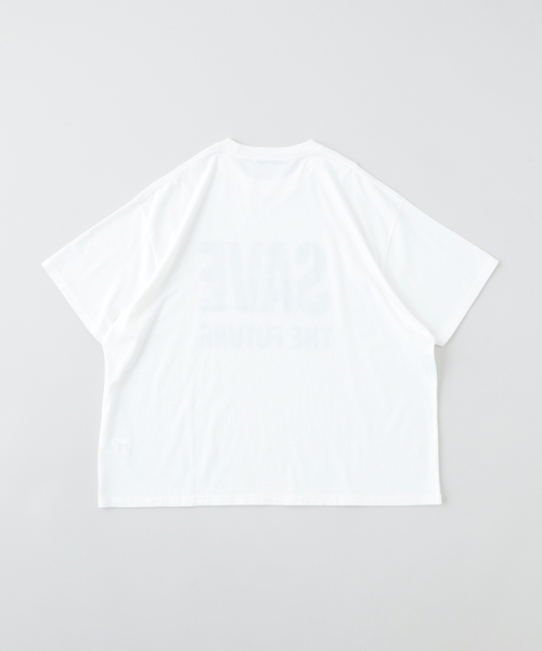 KATHARINE HAMNETT（キャサリンハムネット）の「KATHARINE HAMNETT/キャサリン ハムネット SMU TEE（Tシャツ/カットソー・メンズ・ホワイト/ブラック・MEDIUM/LARGE）」の3枚目の写真