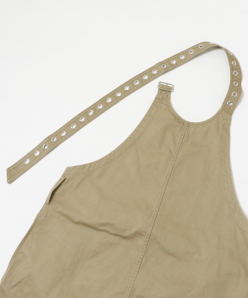 crinkle crinkle crinkle（クリンクルクリンクルクリンクル）の「crinkle crinkle crinkle　holder neck vest（ベスト・レディース・ベージュ/ブラック・FREE）」の7枚目の写真