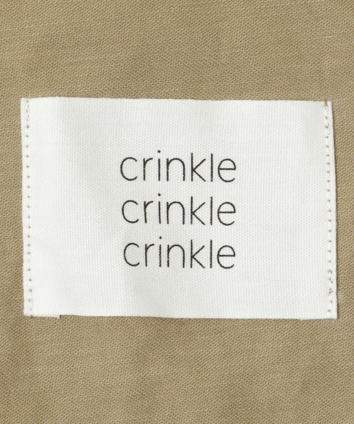 crinkle crinkle crinkle（クリンクルクリンクルクリンクル）の「crinkle crinkle crinkle　holder neck vest（ベスト・レディース・ベージュ/ブラック・FREE）」の11枚目の写真