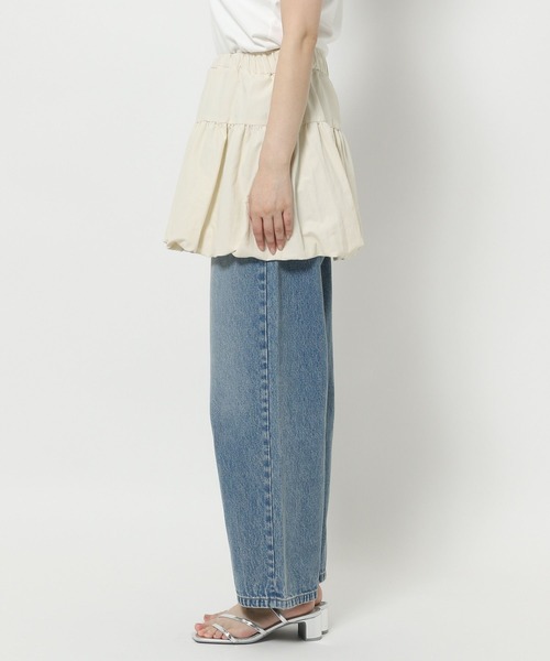 LOWRYS FARM（ローリーズファーム）の「バルーンミニスカート　531818（スカート・レディース・アイボリー/ブラック・FREE）」の13枚目の写真