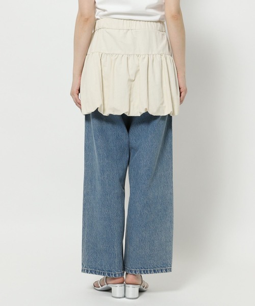 LOWRYS FARM（ローリーズファーム）の「バルーンミニスカート　531818（スカート・レディース・アイボリー/ブラック・FREE）」の14枚目の写真