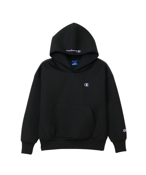 【Champion/チャンピオン】レディース テックウィーブ 3LS フーデッドスウェットシャツ