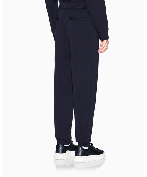 ARMANI EXCHANGE(アルマーニエクスチェンジ)の「【A|X アルマーニ エクスチェンジ】ボンデッドストレッチ ジョガーパンツ(スウェットパンツ・メンズ・ダークネイビー・MEDIUM/SMALL/LARGE/X-LARGE/X-SMALL)」の3枚目の写真