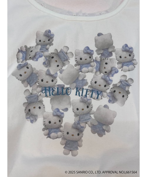 ANGEL【HELLO KITTY】 HEART TEE（Tシャツ/カットソー）｜sanrio