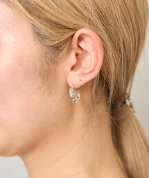 BIRTHDAY BAR | Silver knot hoop pierce   シルバーノットフープピアス(リング)