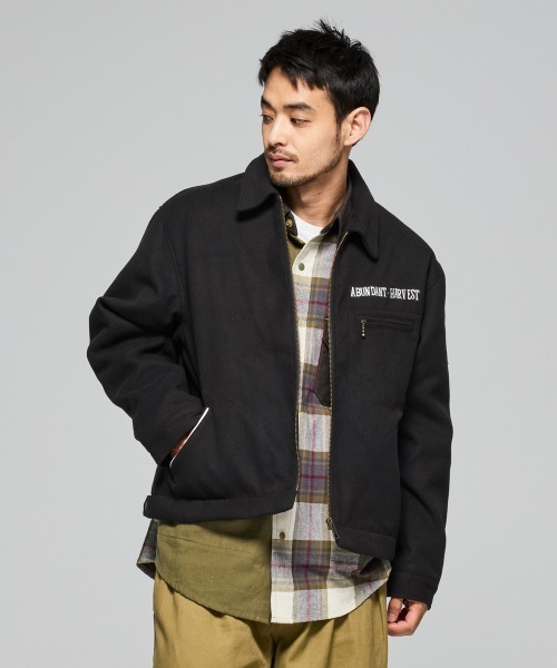 KRIFF MAYER(クリフメイヤー)の「スーベニア刺繍カークラブJK(ブルゾン・メンズ・ダークブラウン/キャメル/オリーブ/ブラック・X-LARGE/LARGE/MEDIUM)」の18枚目の写真