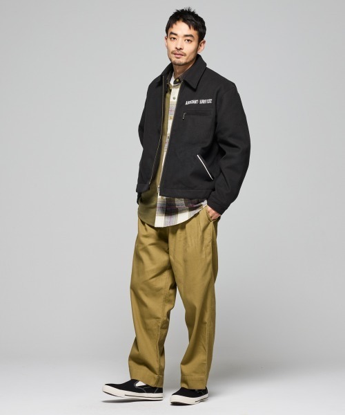 KRIFF MAYER(クリフメイヤー)の「スーベニア刺繍カークラブJK(ブルゾン・メンズ・ダークブラウン/キャメル/オリーブ/ブラック・X-LARGE/LARGE/MEDIUM)」の19枚目の写真