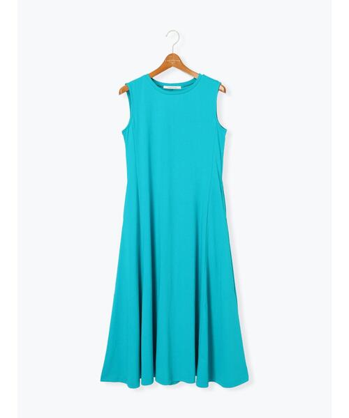 Lugnoncure(ルノンキュール)の「ノースリーブカットワンピース(ワンピース・レディース・ブラック/ブルー/ターコイズブルー/チャコールグレー・F)」の12枚目の写真