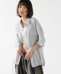 PBLIM | 《UNISEX》チェックドローコードシャツ(シャツ/ブラウス)