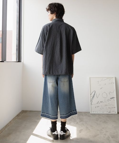 PBLIM（ページボーイリム）の「《UNISEX》チェックドローコードシャツ（シャツ/ブラウス・レディース・ブラック/ブラウン/オフホワイト・MEDIUM/LARGE）」の14枚目の写真