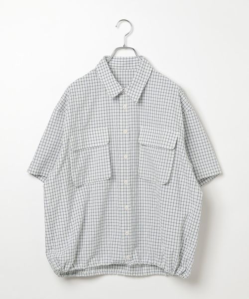 PBLIM（ページボーイリム）の「《UNISEX》チェックドローコードシャツ（シャツ/ブラウス・レディース・ブラック/ブラウン/オフホワイト・MEDIUM/LARGE）」の21枚目の写真
