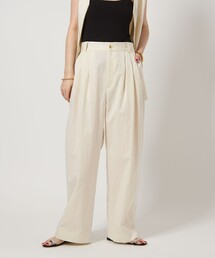 conte　タック イージー テーパードワイドパンツ UNITED ARROWS｜<conte>タック イージー テーパードワイドパンツ