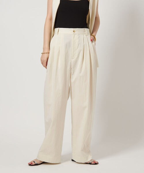 conte＞タック イージー ワイドパンツ（その他パンツ）｜conte