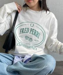 FRED PERRY/フレッドペリー] ワンポイントロゴ刺繍 クルーネック