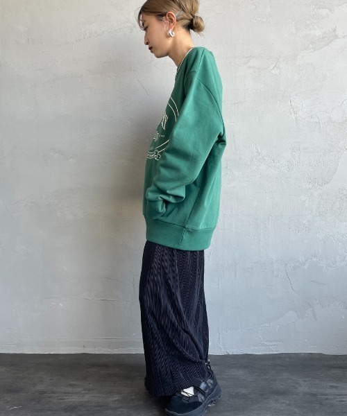 FRED PERRY/フレッドペリー] CHOSEN BY CHAMPIONS ロゴ刺繍 クルー