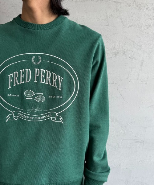 FRED PERRY/フレッドペリー] CHOSEN BY CHAMPIONS ロゴ刺繍