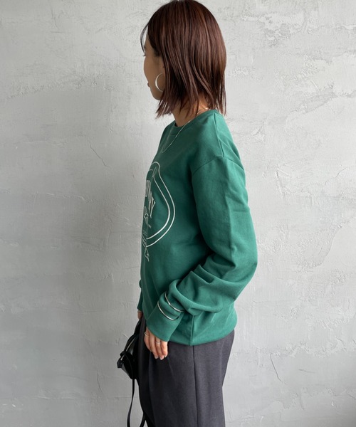 FRED PERRY/フレッドペリー] CHOSEN BY CHAMPIONS ロゴ刺繍 クルー