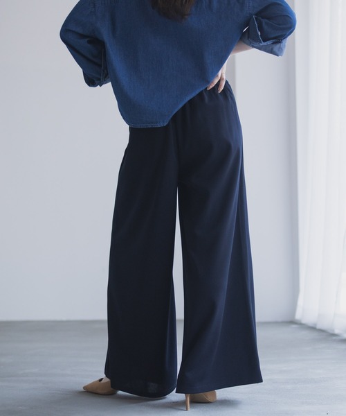 セール】nAvy ジョーゼットワイドパンツ（その他パンツ）｜NAVY