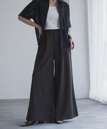 NAVY | nAvy ジョーゼットワイドパンツ(その他パンツ)