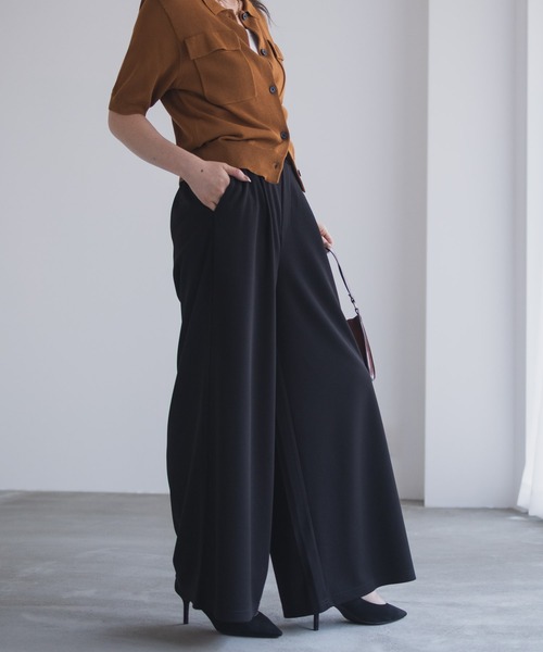 nAvy ジョーゼットワイドパンツ（その他パンツ）｜NAVY（ネイビー）の