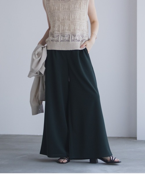 NAVY（ネイビー）の「nAvy ジョーゼットワイドパンツ（その他パンツ・レディース・ブラウン/ネイビー/チャコールグレー/カーキ/ブラック・M/L）」の20枚目の写真
