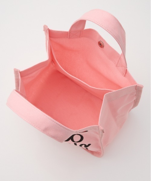 RODEO CROWNS WIDE BOWL(ロデオクラウンズワイドボウル)の「BRIDGE BEAR LOGO TOTE(トートバッグ・レディース・ブラック/カーキ/ピンク/オフホワイト・FREE)」の9枚目の写真