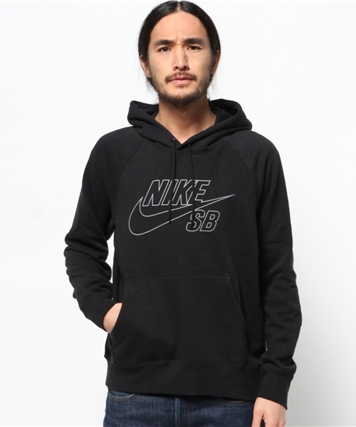 NIKE SB(ナイキエスビー)の「【NIKE SB】リフレクティブアイコンフーディー(パーカー・メンズ・ネイビー/ブラック・LARGE/SMALL/MEDIUM)」の2枚目の写真