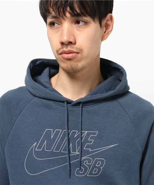 NIKE SB(ナイキエスビー)の「【NIKE SB】リフレクティブアイコンフーディー(パーカー・メンズ・ネイビー/ブラック・LARGE/SMALL/MEDIUM)」の5枚目の写真