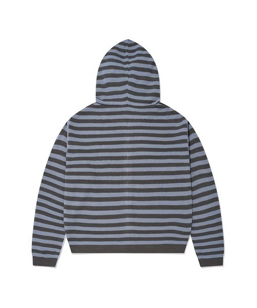 UNISEX】SAINTPAIN／ボーダーニットZIPUP（パーカー