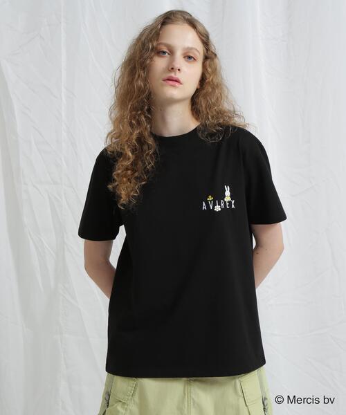 AVIREX×miffy》WEB限定 EMBROIDERY T-SHIRT/アヴィレックス×ミッフィー