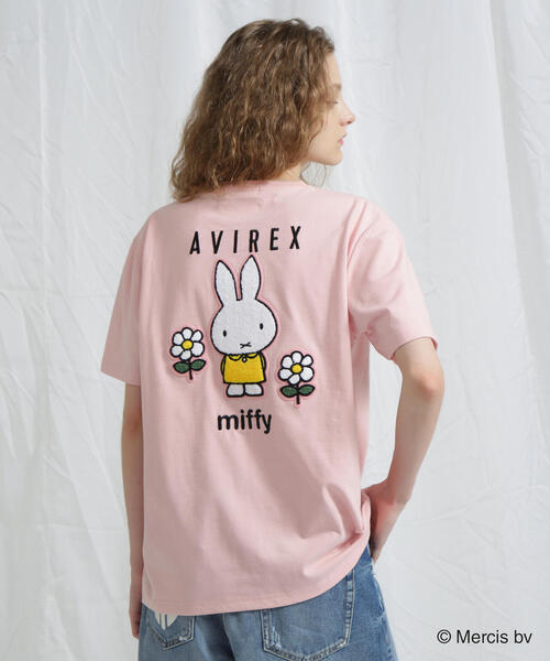 AVIREX×miffy》WEB限定 EMBROIDERY T-SHIRT/アヴィレックス