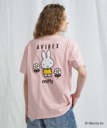 Miffy | 《AVIREX×miffy》WEB限定 EMBROIDERY T-SHIRT/アヴィレックス×ミッフィー 刺繍Tシャツ(Tシャツ/カットソー)