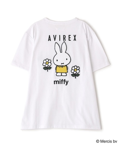 Miffy（ ミッフィー）の「《AVIREX×miffy》WEB限定 EMBROIDERY T-SHIRT/アヴィレックス×ミッフィー 刺繍Tシャツ（Tシャツ/カットソー・レディース・ホワイト/ピンク/ブラック・S/M）」の21枚目の写真