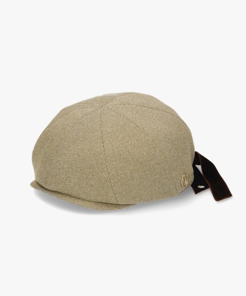 Chapeau d' O(シャポードオー)の「Chapeau d' O Back Ribbon 8P Hunting / シャポードオー(ハンチング/ベレー帽・レディース・ベージュ/ネイビー・M/57.5cm)」の13枚目の写真