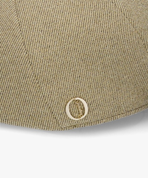 Chapeau d' O(シャポードオー)の「Chapeau d' O Back Ribbon 8P Hunting / シャポードオー(ハンチング/ベレー帽・レディース・ベージュ/ネイビー・M/57.5cm)」の19枚目の写真