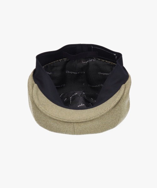 Chapeau d' O(シャポードオー)の「Chapeau d' O Back Ribbon 8P Hunting / シャポードオー(ハンチング/ベレー帽・レディース・ベージュ/ネイビー・M/57.5cm)」の22枚目の写真