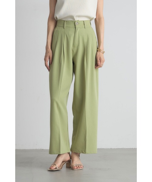 タックワイドパンツ【tallサイズあり】（その他パンツ）｜&. NOSTALGIA