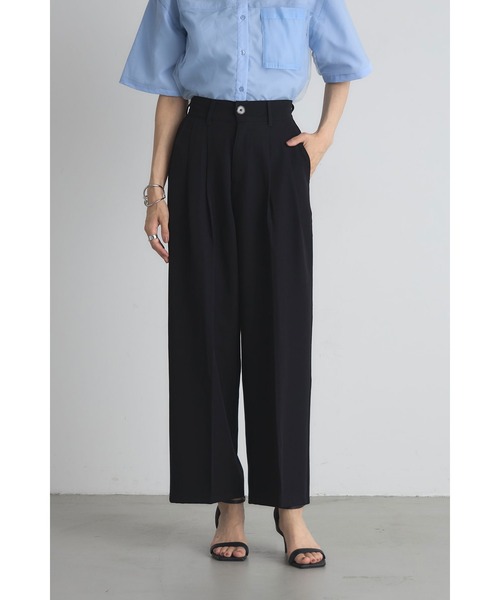 タックワイドパンツ【tallサイズあり】（その他パンツ）｜&. NOSTALGIA