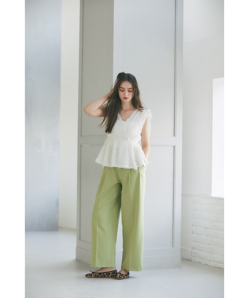 タックワイドパンツ【tallサイズあり】（その他パンツ）｜&. NOSTALGIA