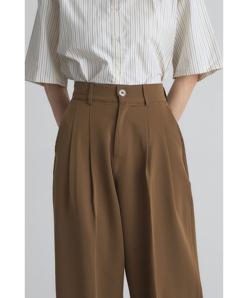 タックワイドパンツ【tallサイズあり】（その他パンツ）｜&. NOSTALGIA