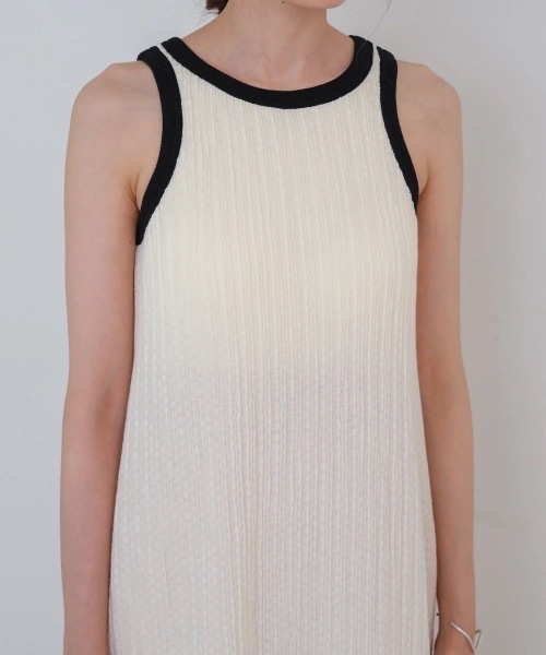 Bab(バブ)の「【S・Mサイズ展開】カップ付きアメスリワンピース(ワンピース・レディース・ブラック/アイボリー・SMALL/MEDIUM)」の9枚目の写真