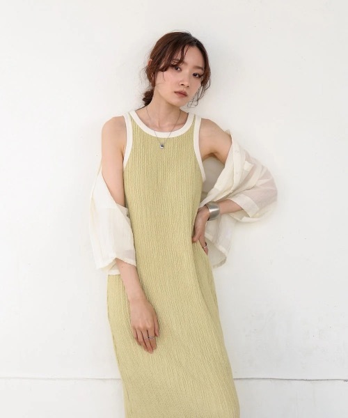 Bab(バブ)の「【S・Mサイズ展開】カップ付きアメスリワンピース(ワンピース・レディース・ブラック/アイボリー・SMALL/MEDIUM)」の18枚目の写真