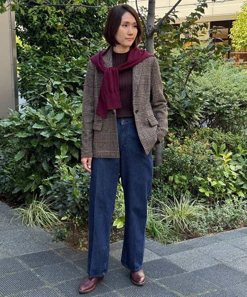 BANANA REPUBLIC FACTORY STORE（バナナリパブリック ファクトリーストア）の「BANANA REPUBLIC FACTORY STORE　　ストレート リュクス ジーンズ（デニムパンツ・レディース・ダークインディゴブルー/インディゴブルー・24/25/26/27/28）」の7枚目の写真
