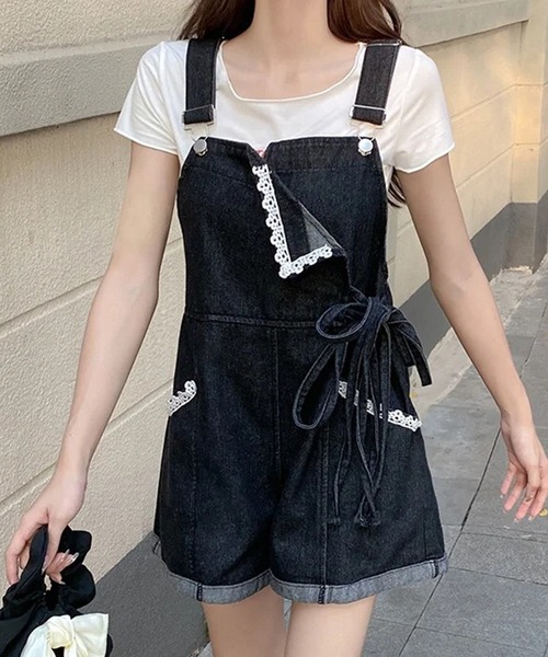 新品未使用　Aga　ハイウエストストラップパンツ GYDA カーゴパンツ ハイウエストSIDE RIPPEDカーゴワイドパンツ
