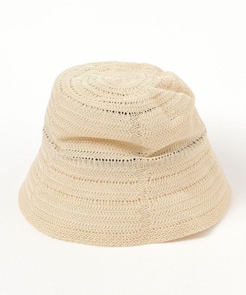 studio CLIP（スタディオクリップ）の「洗えるサーモ日よけハット（ハット・レディース・ブラック/ライトベージュ・FREE）」の2枚目の写真