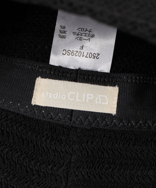 studio CLIP（スタディオクリップ）の「洗えるサーモ日よけハット（ハット・レディース・ブラック/ライトベージュ・FREE）」の10枚目の写真