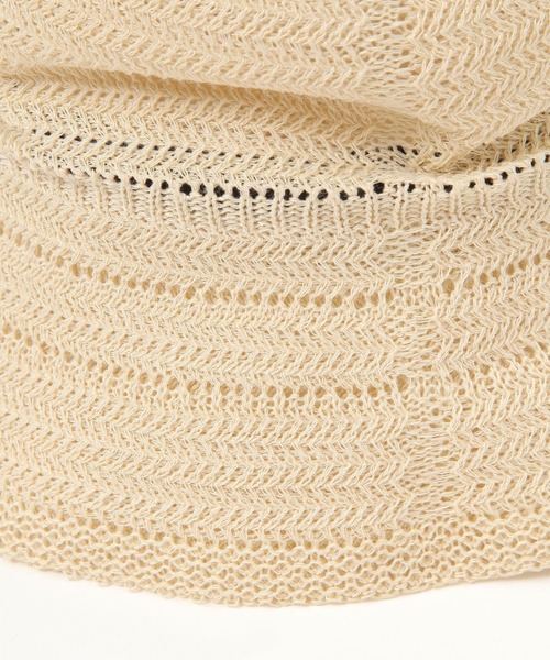 studio CLIP（スタディオクリップ）の「洗えるサーモ日よけハット（ハット・レディース・ブラック/ライトベージュ・FREE）」の12枚目の写真