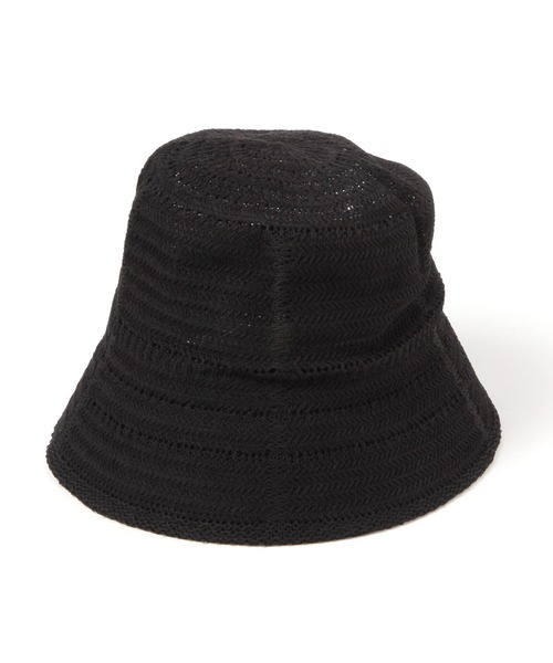 studio CLIP（スタディオクリップ）の「洗えるサーモ日よけハット（ハット・レディース・ブラック/ライトベージュ・FREE）」の3枚目の写真