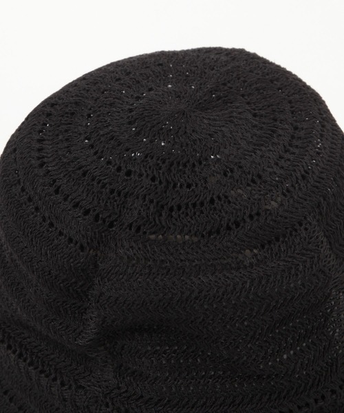 studio CLIP（スタディオクリップ）の「洗えるサーモ日よけハット（ハット・レディース・ブラック/ライトベージュ・FREE）」の7枚目の写真