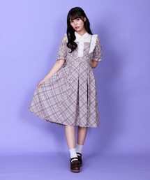 axes femme｜アクシーズファムのワンピース（チェック柄）通販